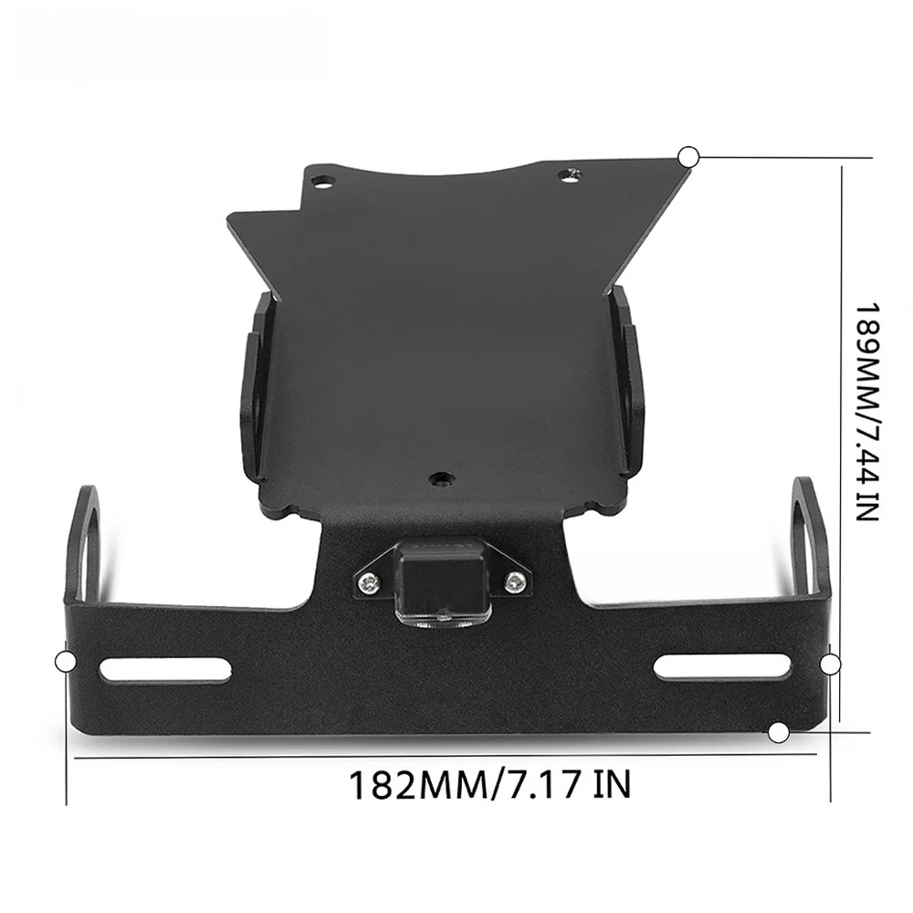 야마하 FZ6 번호판 홀더 LED 라이트 FZ6N FZ6S 2004-2010 FZ6 N/S 오토바이 액세서리 테일 티디 펜더 엘리미네이터 신제품
