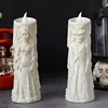 Halloween Skeleton Lamp LED Luminous Candle Horror Decoration Prop Ghost Groom Bride Couple Lamp Ornament Halloween Decor 2