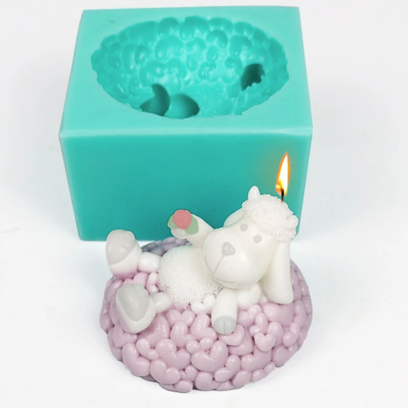  Silicone Fondant Molds Cute Sheep Handmade DIY Candle Resin  Crafts Cake Decorating Tools For Kitchen Durable Baking Plaster Mold  Casting Kit: Home & Kitchen