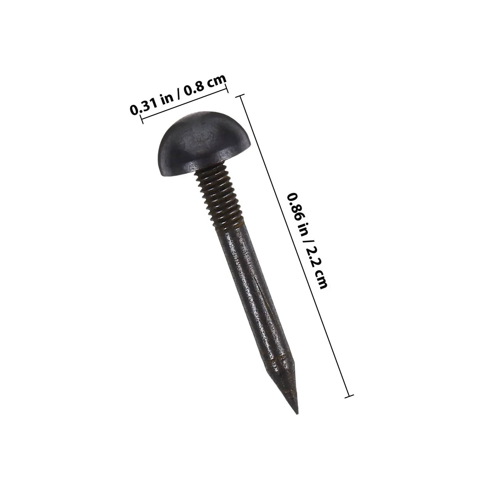 10Pcs 부드러운 표면의 장 가구 못, 소파 의자 공예용 가구 못, 장 못