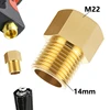 High Pressure Washer Coupler Metric M22 15mm Male to M22 14mm Female Reducer Thread Connector Hose Garden Water Pipe Adapter 1