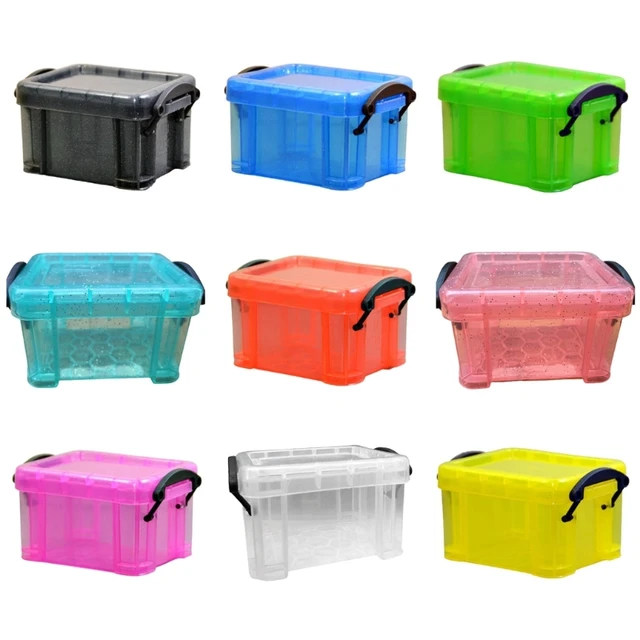 Small Plastic Lockable Boxes Set Of 6 Airtight Small Containers With