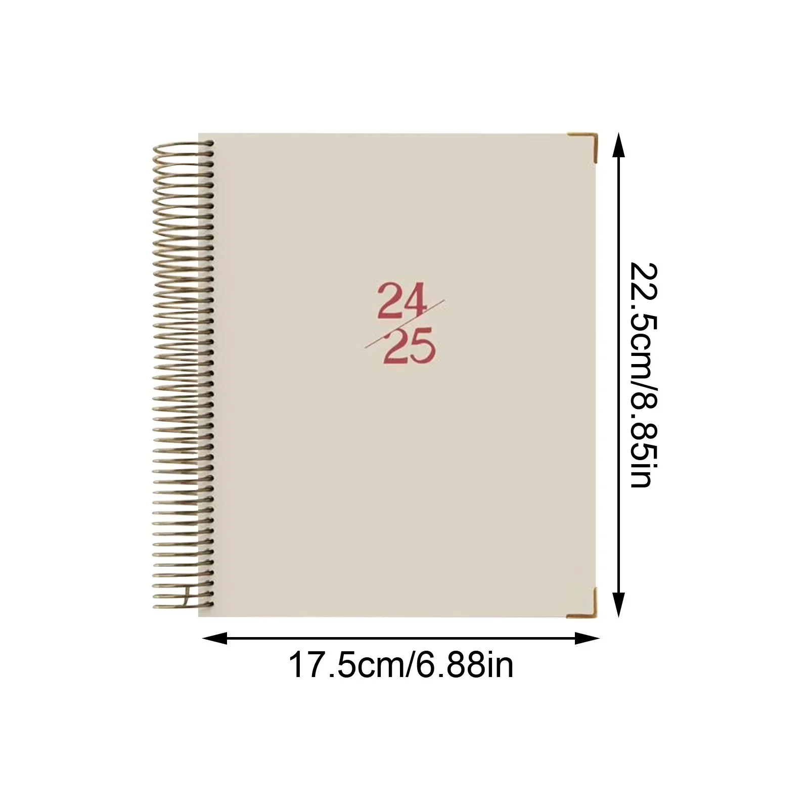 Durable-Daily Planner Academic Planner 24-25 Writing Pads Weekly And Monthlya HardcoverSignature Guest Books