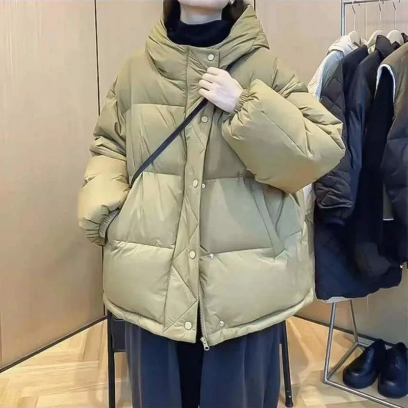 

2023 New Top Grade Women Down Jacket Winter Coat Female Light and Warm Parkas Hoodie Outwear Fashion Loosen Overcoat