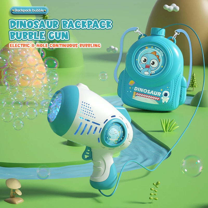 

Rocket Automatic Bubble Gun Bubble Machine Children's Dinosaur Toy Outdoor Wedding Party Toys for Boys Girls Kids Birthday Gifts
