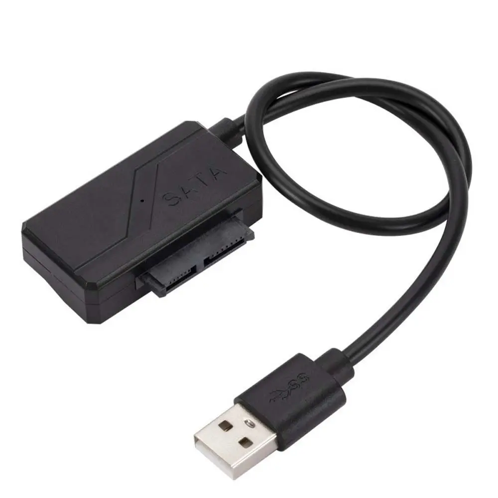 

Converter Sata 13 Pin Adapter CD DVD Rom Optical Drive Line Optical USB2.0 Adapter 6P+7P SATA To USB SATA to USB Adapter Cable