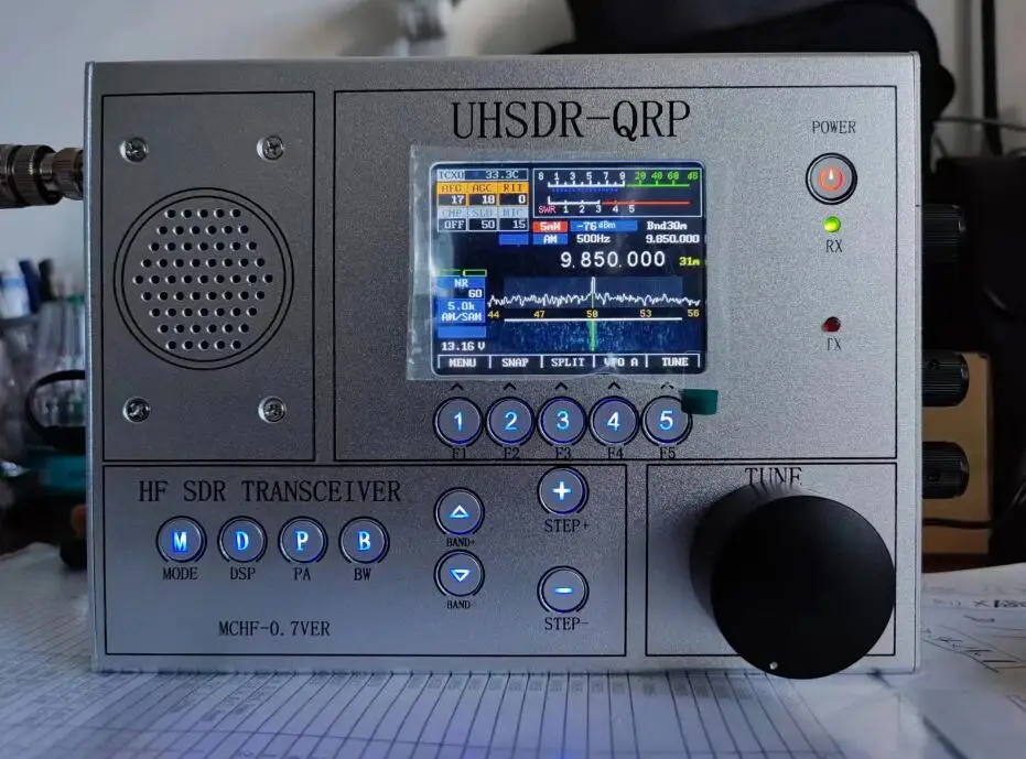 

UHSDR-QRP V0.7 1.8-30Mhz mcHF Transceiver HF SDR Transceiver CW SSB AM FM Radio