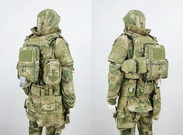 Russian Tactica Vest SOBR Green/Mox Molle Combat Suit Set Outdoor
