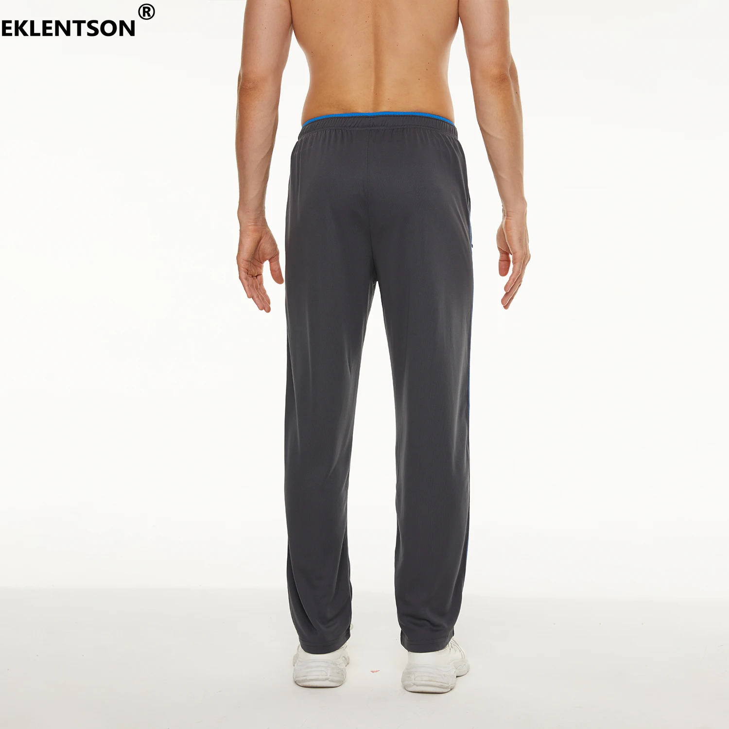 EKLENTSON Herren-Laufhose, leichte, atmungsaktive Mesh-Jogginghose mit Reißverschlusstaschen für Training und Joggen – Detail 14