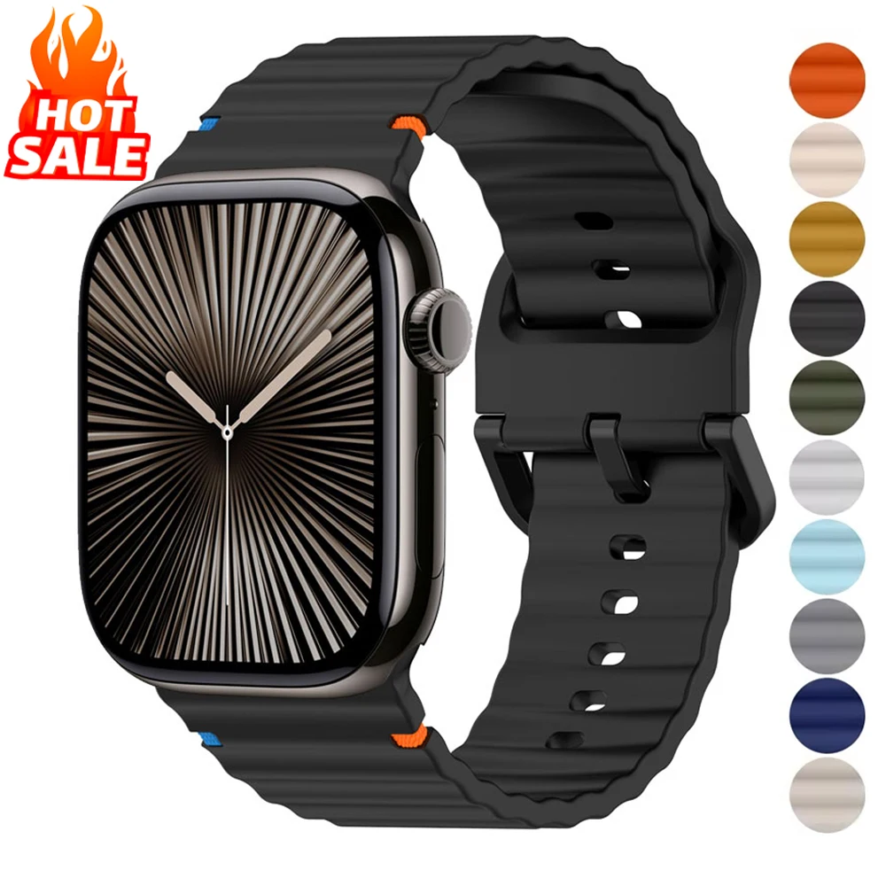 Premium Silicone Watch Band - Vibrant Colors, Durable Design, Universal Fit
