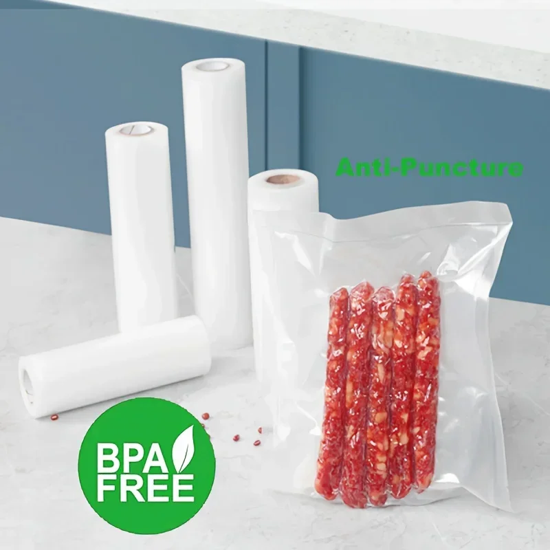 Heavy Duty Vacuum Sealer Bags For Food Preservation Vacuum Packaging Rolls Bags For Food 1 Roll