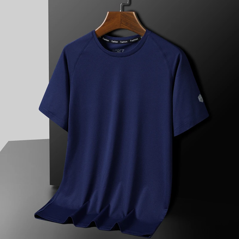 여름 티셔츠 남자 6XL 7XL 8XL 플러스 사이즈 멋진 통기성 캠핑 Tshirt 남성 티 셔츠 소년 스포츠 러닝 탑 여행 천