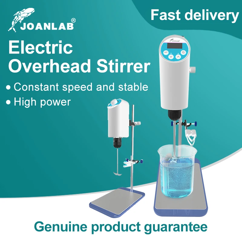 Electric Stirrer JOANLAB 110V To 220V Laboratory Digital Display Max Stirring Capacity 20L