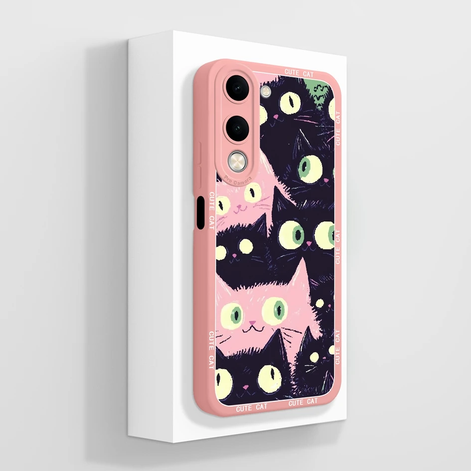 Cute Animal Pattern Slim Silicone Anti-Drop Phone Case - Durable Back Cover and Bumper Protection