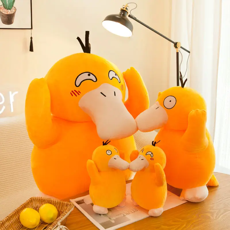 

Большая плюшевая игрушка Psyduck, Покемон, подушка, гримаса, фунто, аниме фигурка, украшение, сюрприз, собирать, День Святого Валентина, День рождения, Рождество, подарок