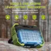 Portable Power Station with Built-in Solar Panel 614WH/192000mAh LiFePO4 Battery Pack 600W Solar Generator for Outdoor Camping 4