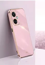 Premium Silicone TPU Plated Back Cover for OnePlus Nord CE 3 Lite 5G (PURPLE)