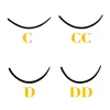 Custom Logo Private Label 20D/30D/40D Individual Eyelash Extension Cluster Mink Eyelashes Professional Flared Lashes Makeup 4