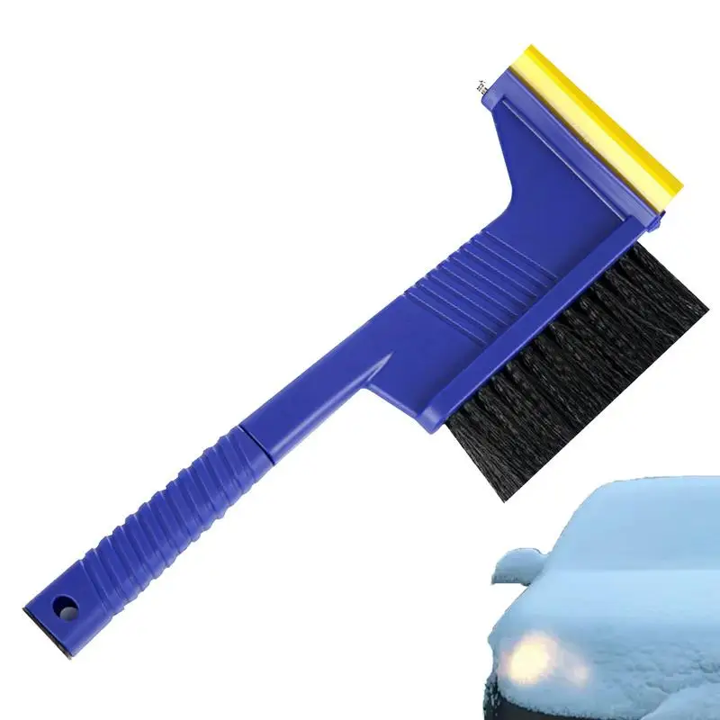 

Car Scraper Snow Brush 2 In 1 Snow Removal For Cars Home Window Ice Scraper Multifunction With Brush And Car Window Breaker