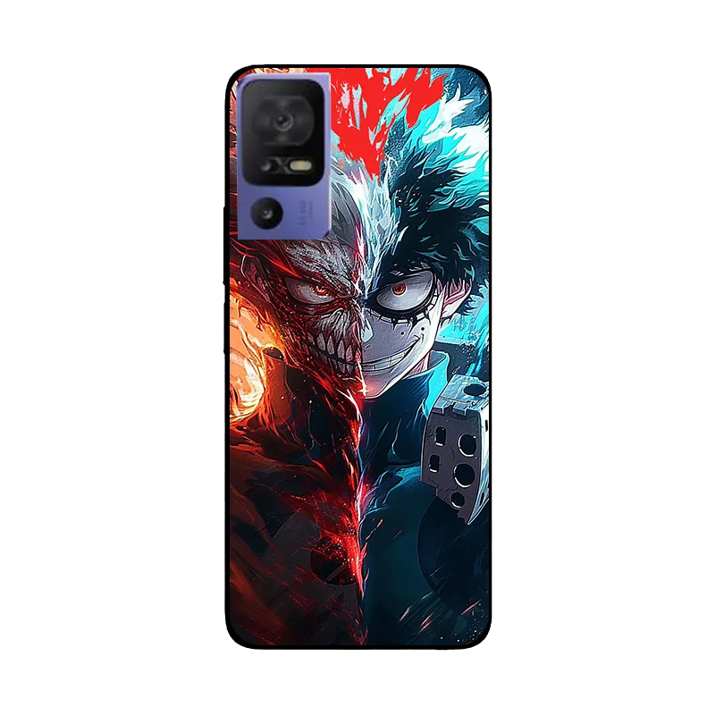 Floral Wolf Soft Silicone Shockproof Phone Case
