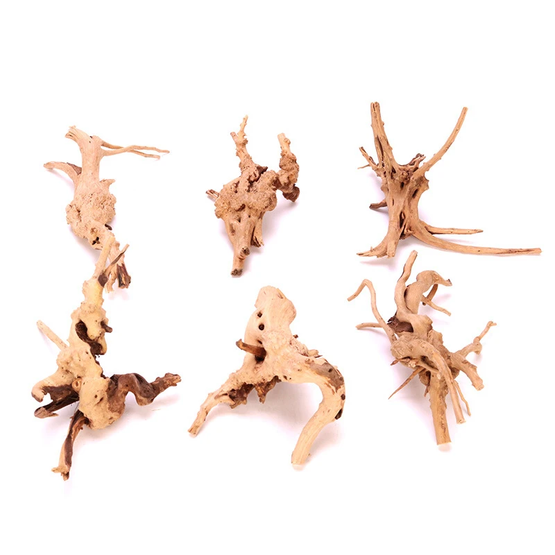 Driftwood Tree Plant Stum Fish Landscaping Ornaments New Aquarium Fish Tank Decorations Natural Wooden Tree Trunk