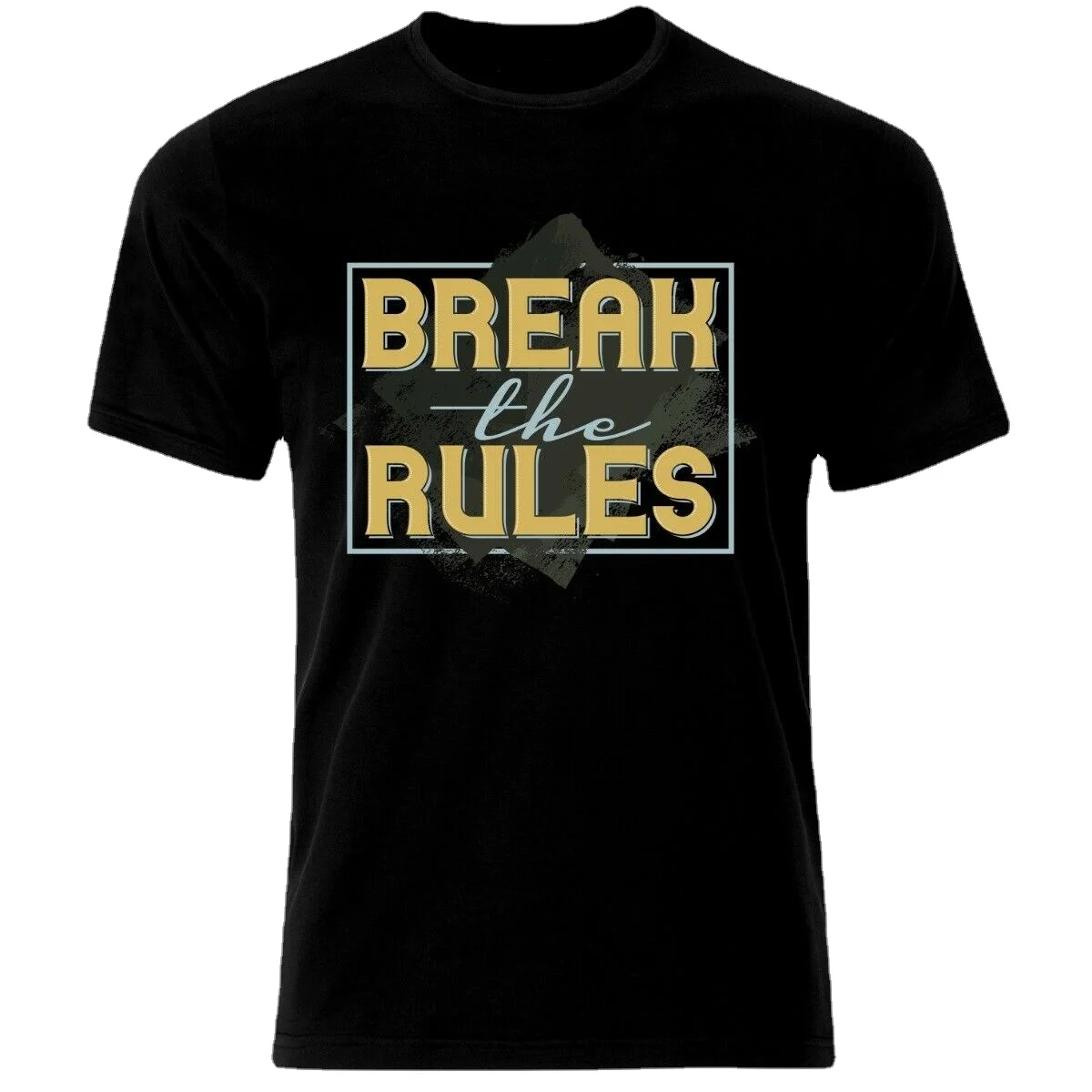 

Break The Rules T-Shirt Men's Summer Short-sleeved Cotton O-neck T-shirt