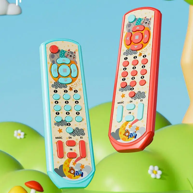 Tv Remote Control Toy Early Educational Toys Electric Numbers Learning Machine Gifts For Newborn Musical Toy Gifts For Birthday 2436pcs piano dreamer playable app bluetooth speaker remote control educational building blocks birthday children kid toys gifts