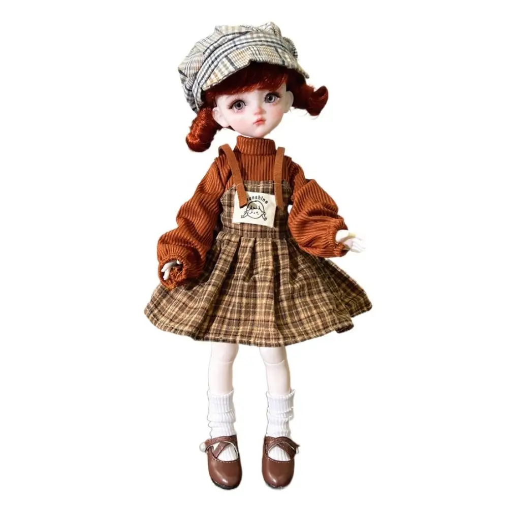 Trendige Mode 30 cm Puppenkleidung Hübsches lässiges 1/6 BJD Puppen-Outfit-Set Niedliches Puppenkleid (keine Puppen und Schuhe) – Detail 3