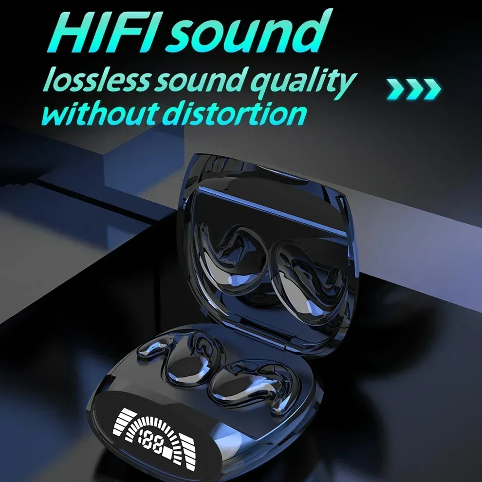 Compact Invisible TWS Bluetooth Noise-Cancelling Earbuds with Touch Control
