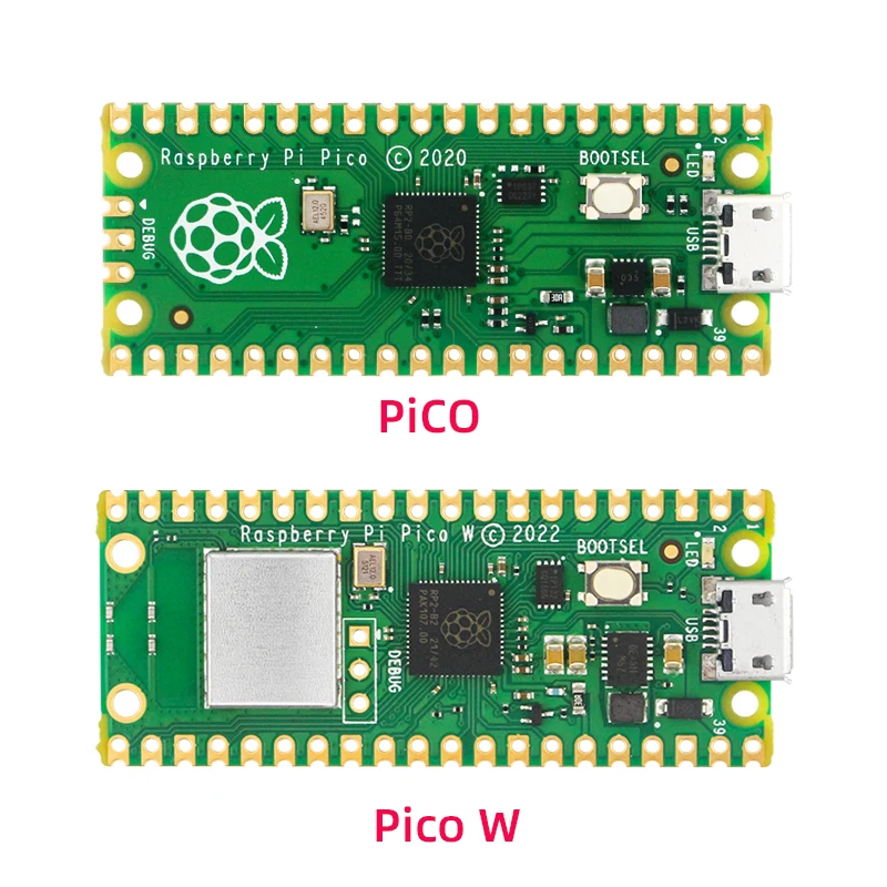 Original Raspberry Pi Pico RP2040 Microcontroller Chip Dual-Core Cortex M0+ Low-Power Optional Case Soldered GPIO for Pico raspberry pi