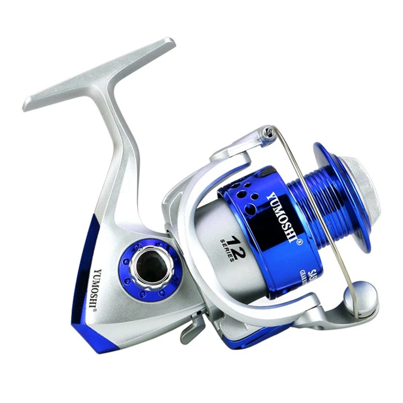 YUMOSHI Fishing Reel Carp Spinning Reel Carbon Front And Rear Drags 18KG Max Drag 12BB Spool Sea Boat Reel