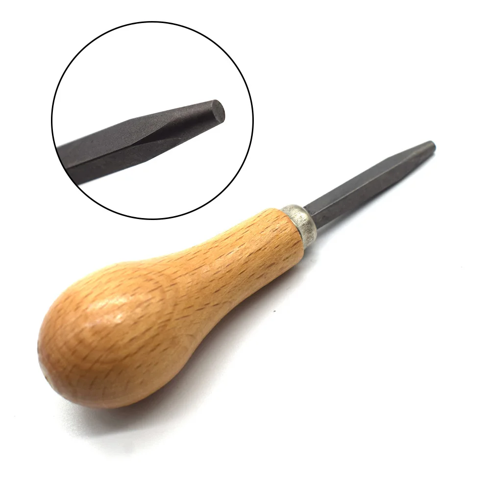 Precision Jewelry Bezel Setting Tool with Wooden Handle