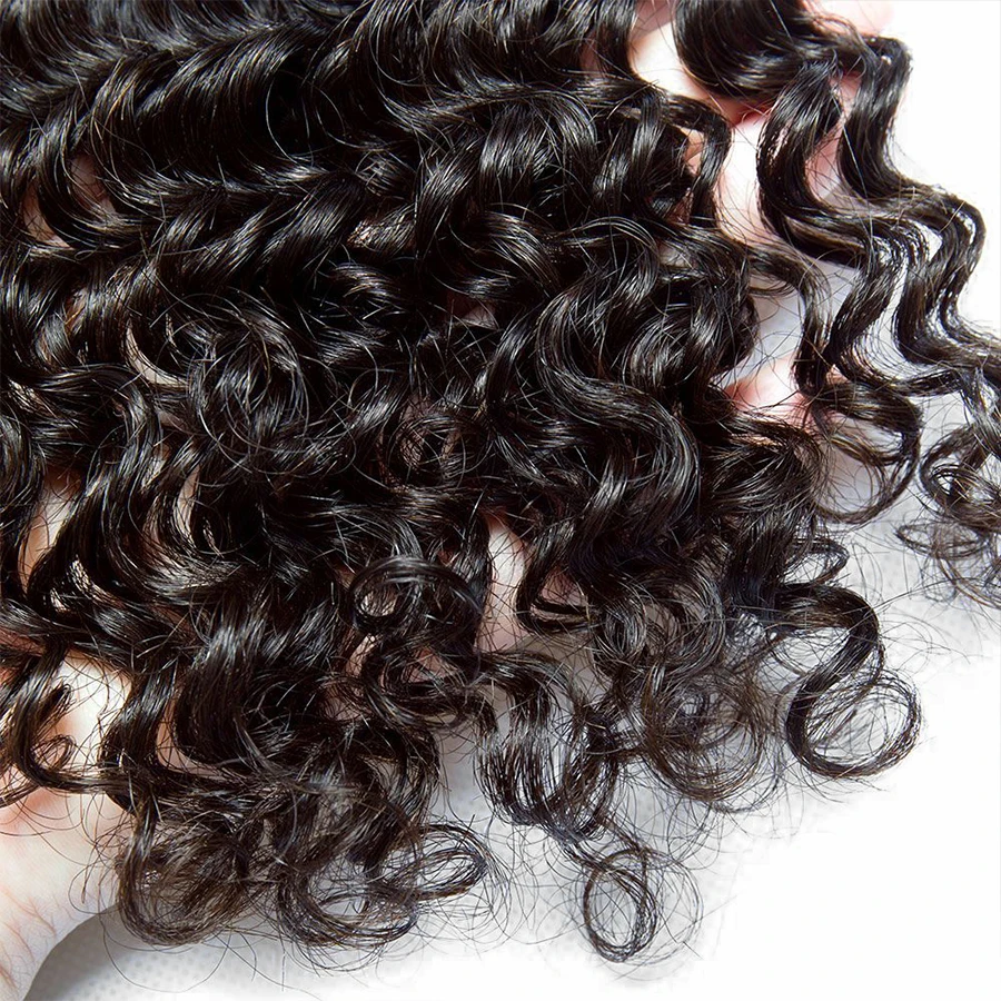 Raw Human Hair Bundles Loose Deep Wave Virgin Remy Hair Extensions for Women Sew in Quick Weave Bundle 3/4 Bundles