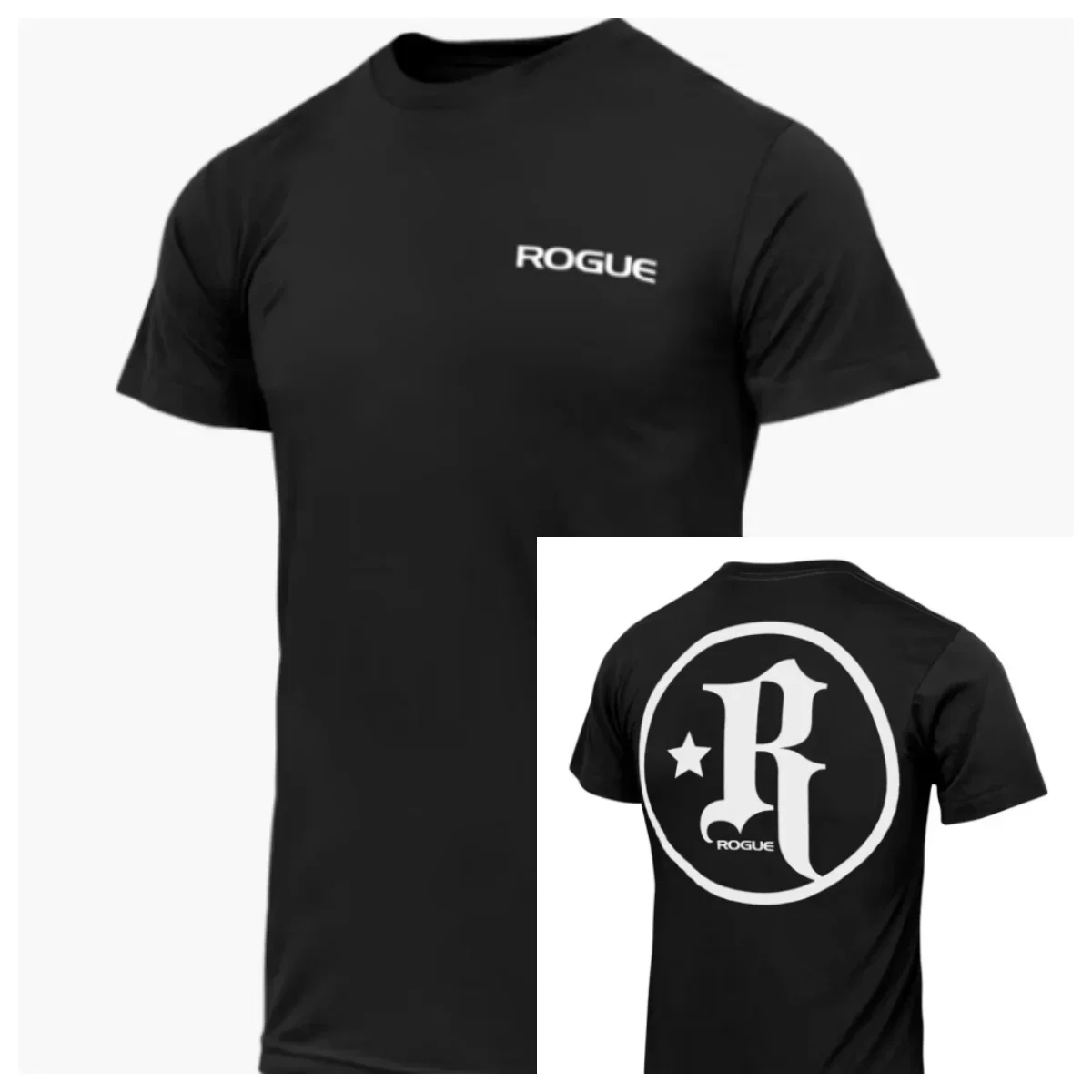 American Style Fashion Fitness Tshirt Rogue Sport Large-size Cotton Short sleeve Summer Latest Breathable Casual Men Clothing