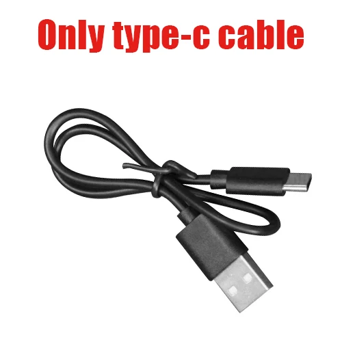 Only type-C cable
