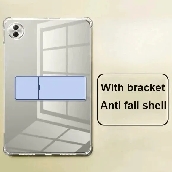 Premium Transparent TPU Case with Built-in Stand