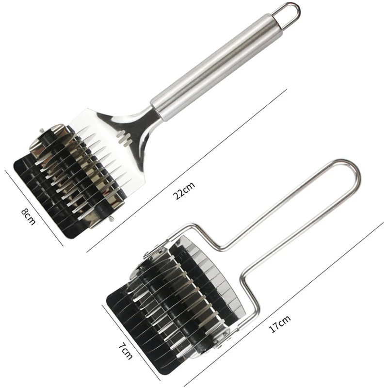 Stainless Steel Noodles Cutter With Non-slip Handle Pressing Pasta Maker Tools Manual Shallot Section Cutter Kitchen Gadgets