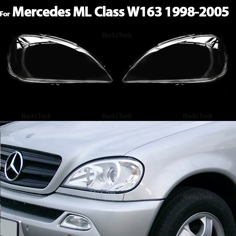 

Headlight Lampshade Transparent Lens Headlamp Housing Cover Lens Light Protection For Mercedes-Benz ML Class W163 1998-2005