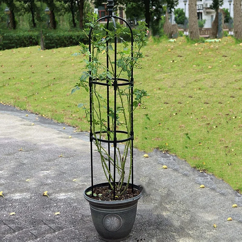 Tower Obelisk Garden Trellis Tall Plant Support Stands Potted Plant Climbing Support For Flowers Vegetable Fruits Vines