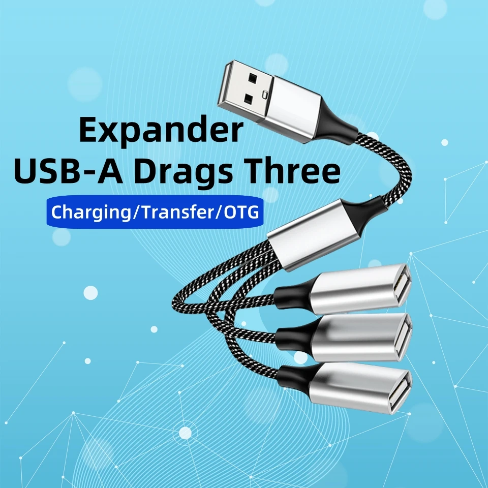 Usb A 3 Usb 2.0 Hub 4 Porte Adattatore Multi Splitter Otg Per Pc Laptop Surface Accessori Per Computer Usb A Extension Power Data