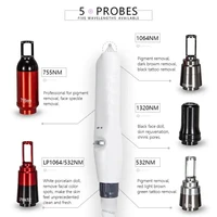 Meilleure machine de suppression de tatouage au laser Q-Switched ND Yag 755nm 1064nm 532nm 1320nm, machine laser Pico 5