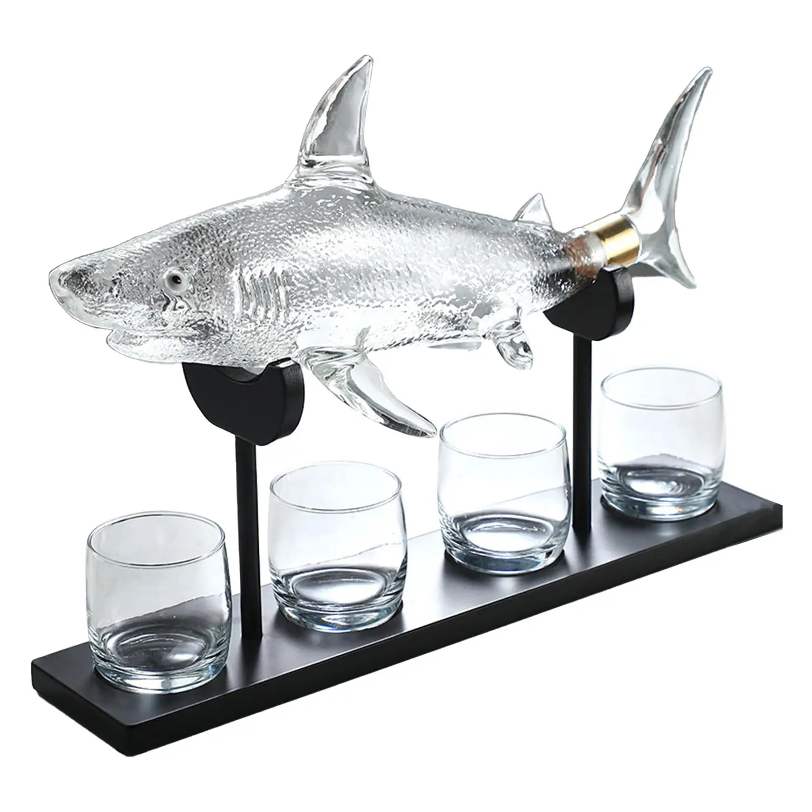 Wine Decanter Shark Shaped for Restaurant Wine Set for Bar Red Wine Aerator