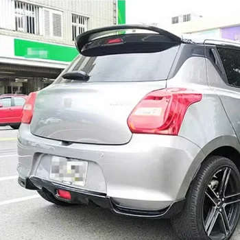 Professional Car Spoilers Manufacturer Wholesale ABS Unpainted Rear Boot Wing Tailgate Roof Spoiler For Suzuki Swift 2018+ 1