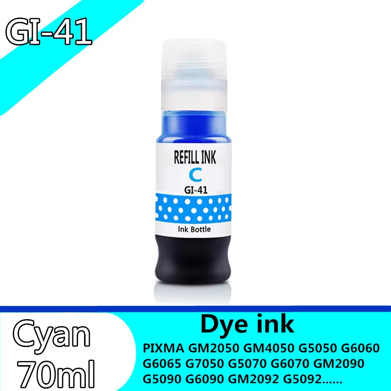 GI-41 GI 41 dye Ink for Canon PIXMA G1420 G2420 G2460 G3420 G3460 printer