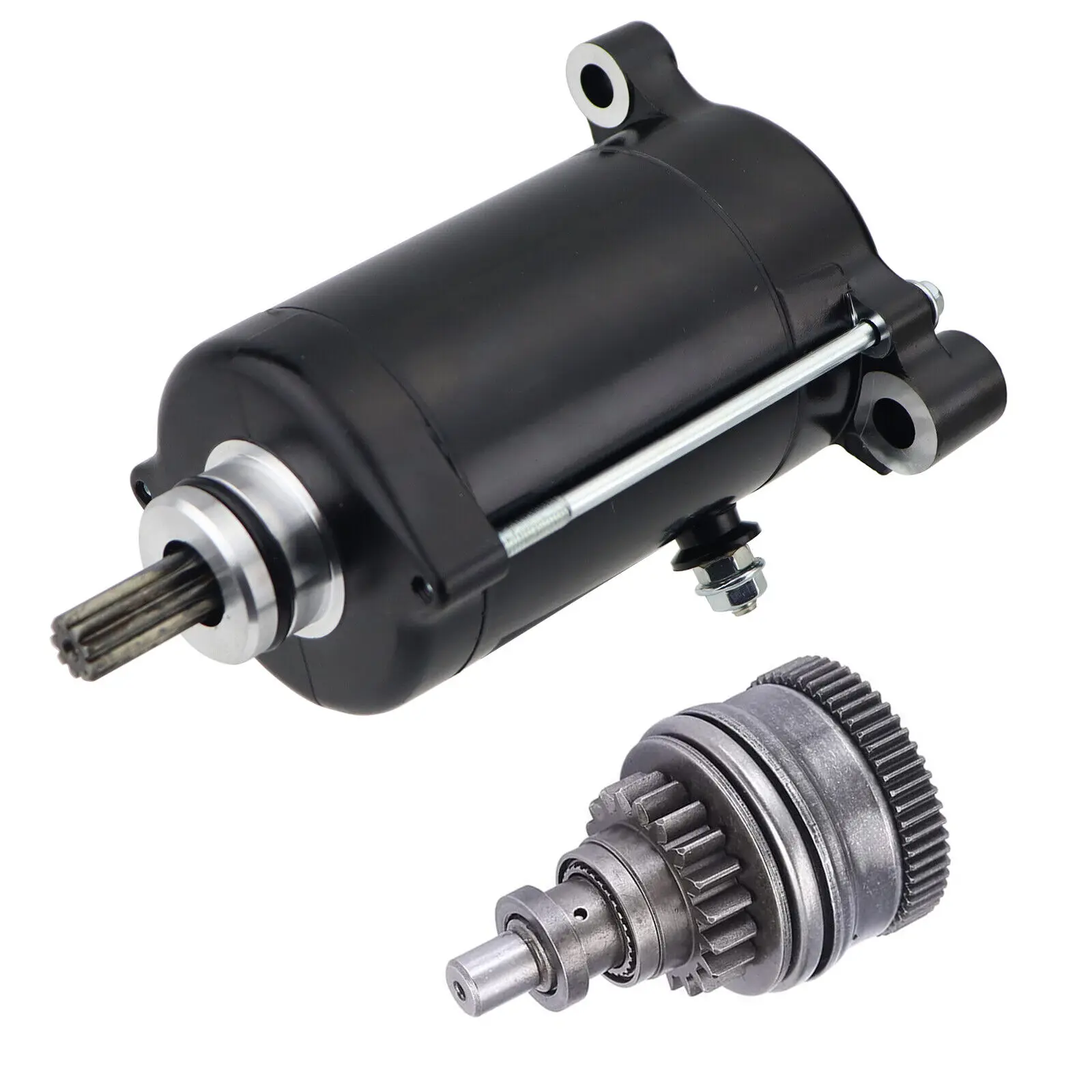 Фото Электрический стартер с приводом Bendix для Yamaha WRA650 Wave Runner III RA700 Jet 650 701cc 18420 6M6-81800-10-00, 2 шт. №1