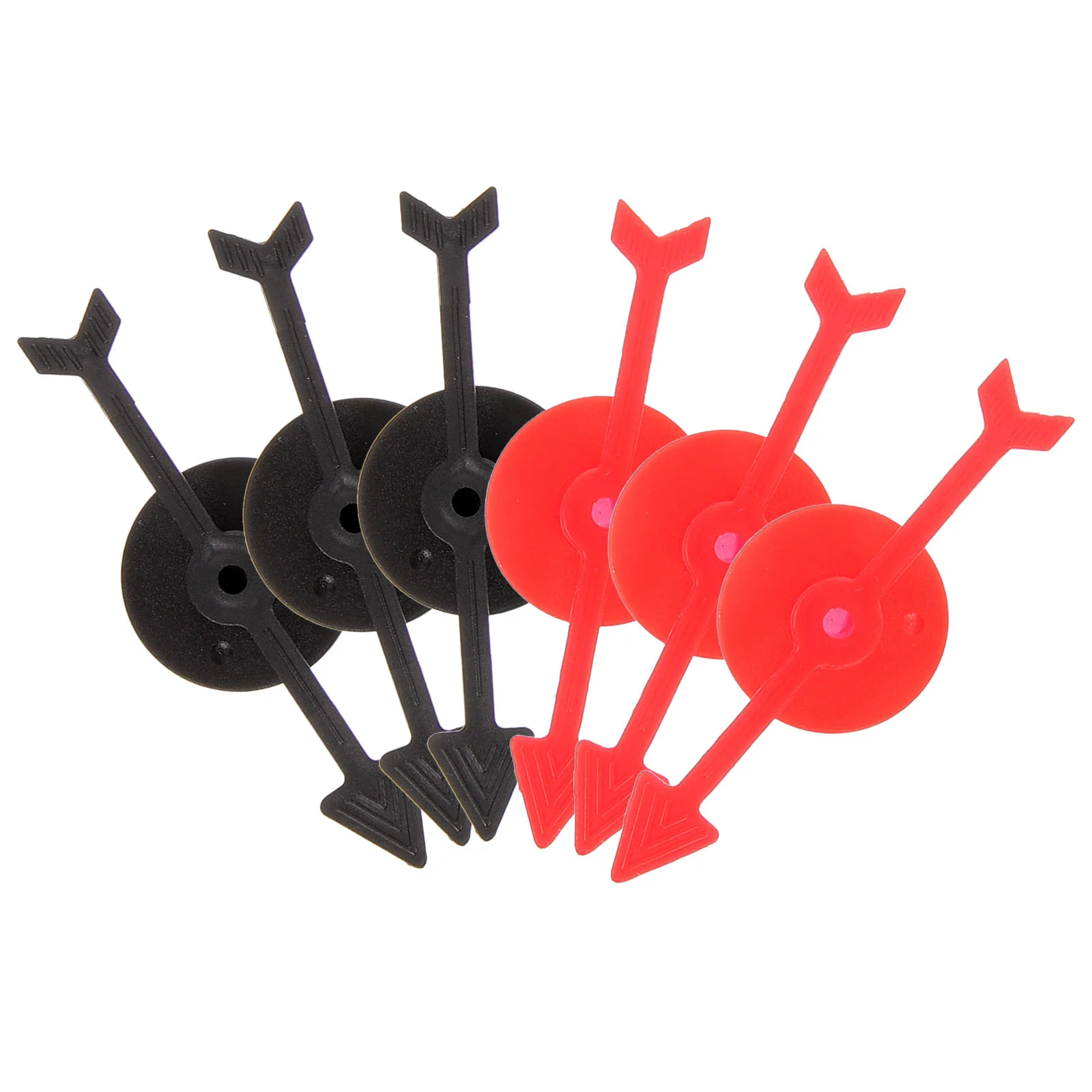 6 Pcs Rotating Plastic Pointer Digital Turntable DIY Accessories Arrows Checkerboard Child