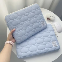 New Cloud Laptop Sleeve Ipad Bag Cotton Large Capacity Storage Embroidery 11/13/14 /15 15.6 16 Inch Notebook Pouch - Image 5