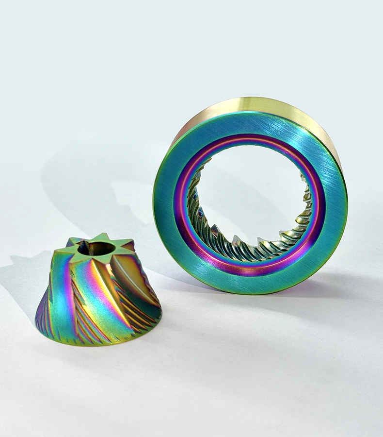 Description Picture 2 of itemSTARSEEKER E55 Espresso And Brew 55mm Titanium Burr Colorful