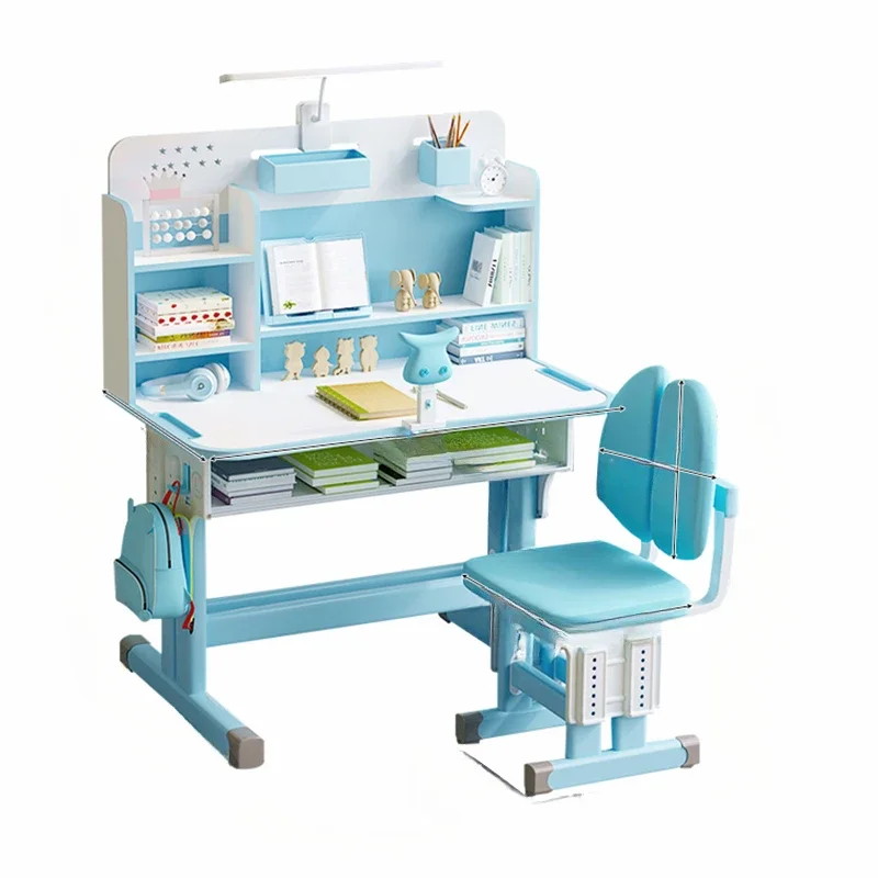Small Desk Kids Room Study Table Student Elementary School Supplies Set Tables Childrens Furniture Children Child Chair