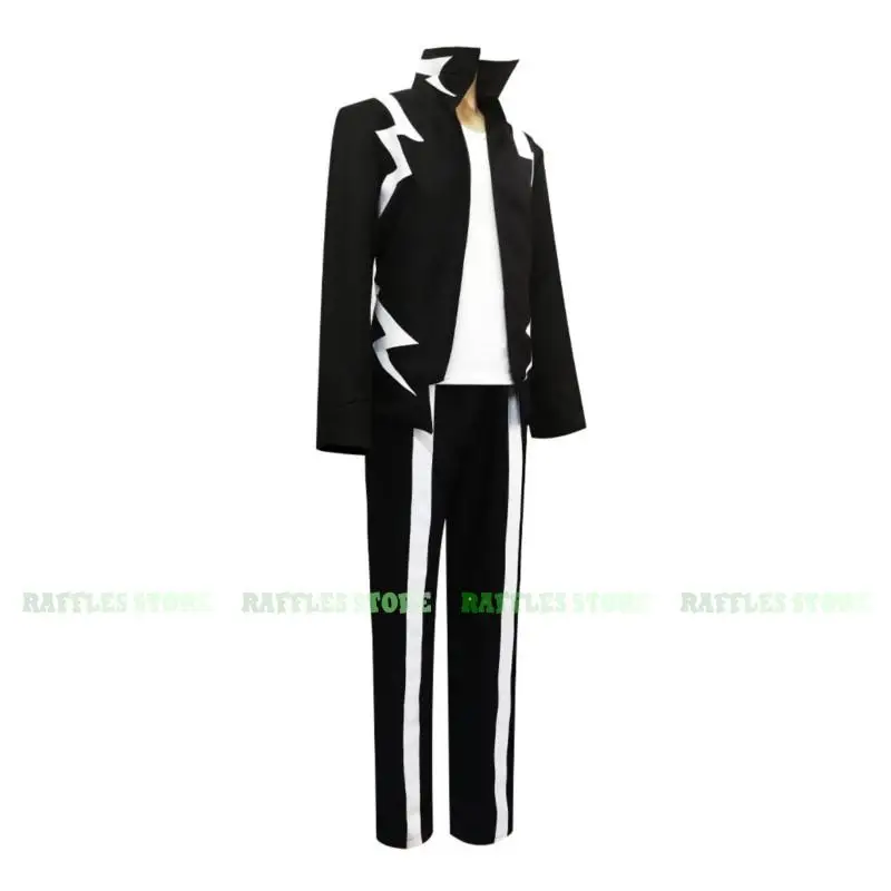 

Kaminari Denki Komori Kinoko Anime Cosplay Costume My Hero Academia Short Wig Hairpin Black Uniform Suit Halloween Party Outfit